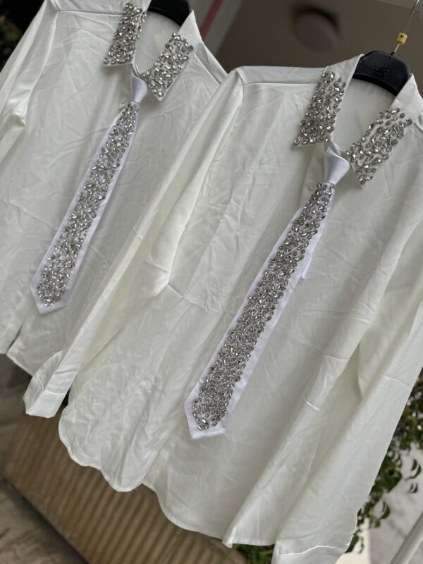 Camicia con Cravatta Gioiello - immagine 2