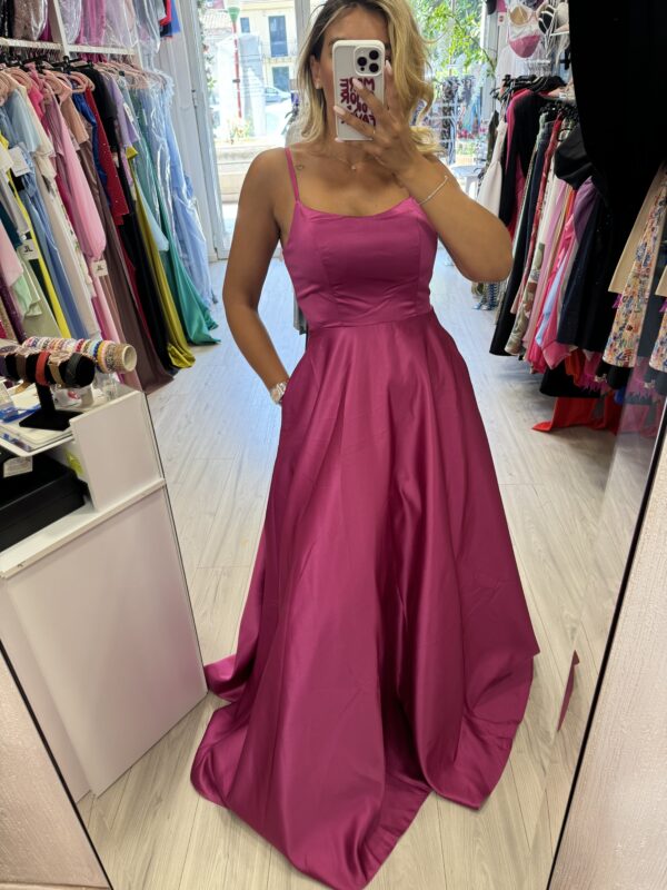 Abito con tasche Magenta - immagine 2