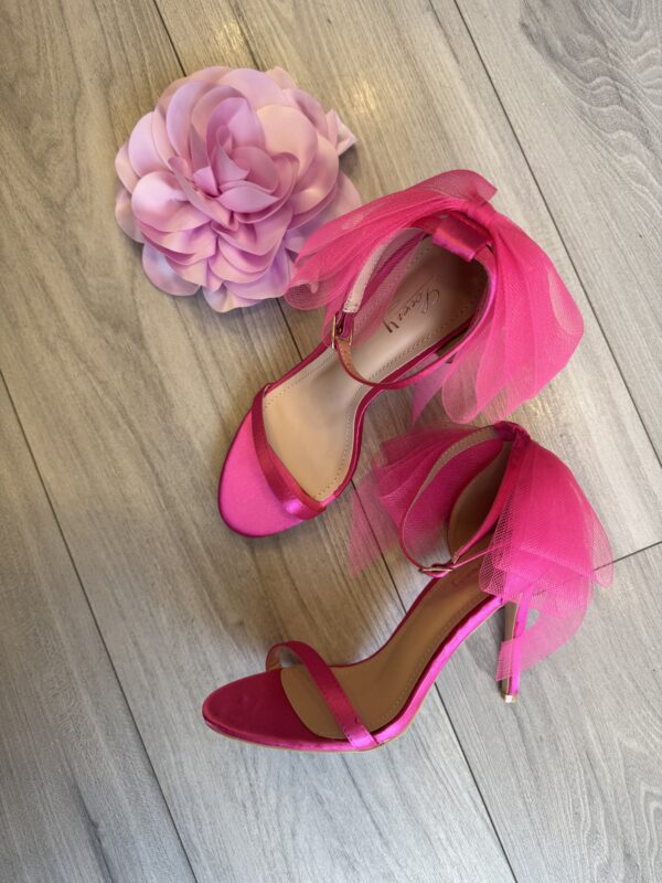 Scarpa fiocco fucsia
