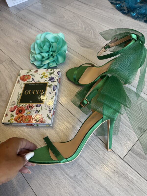 Scarpa fiocco verde - immagine 5