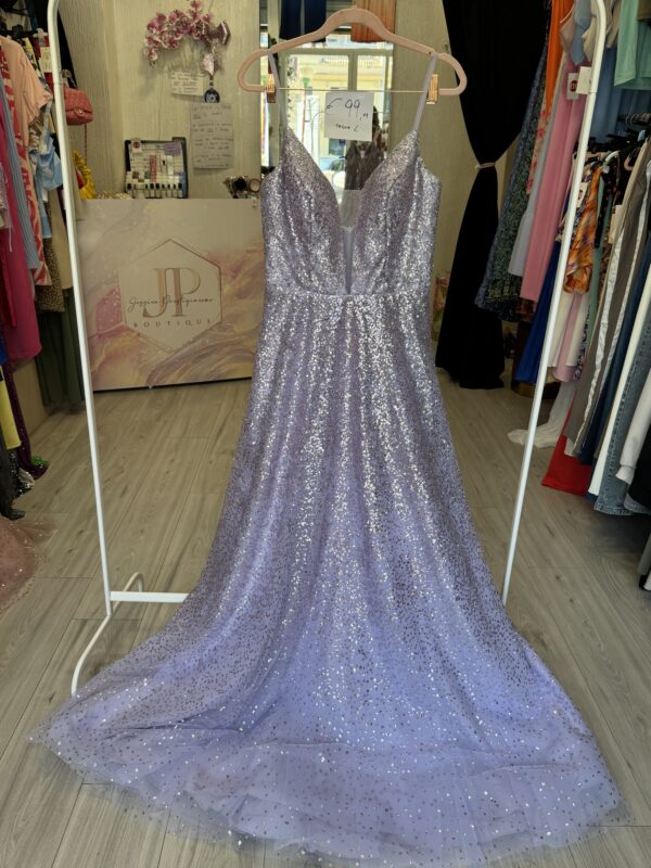 Abito Lilla Strass