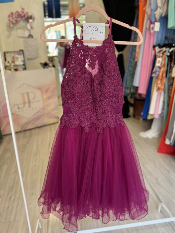 Abito Magenta Corto
