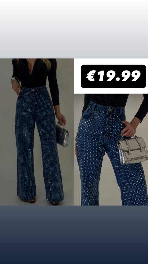 Jeans Strass quadro